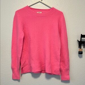 J. Crew Pink Crew Neck Sweater
